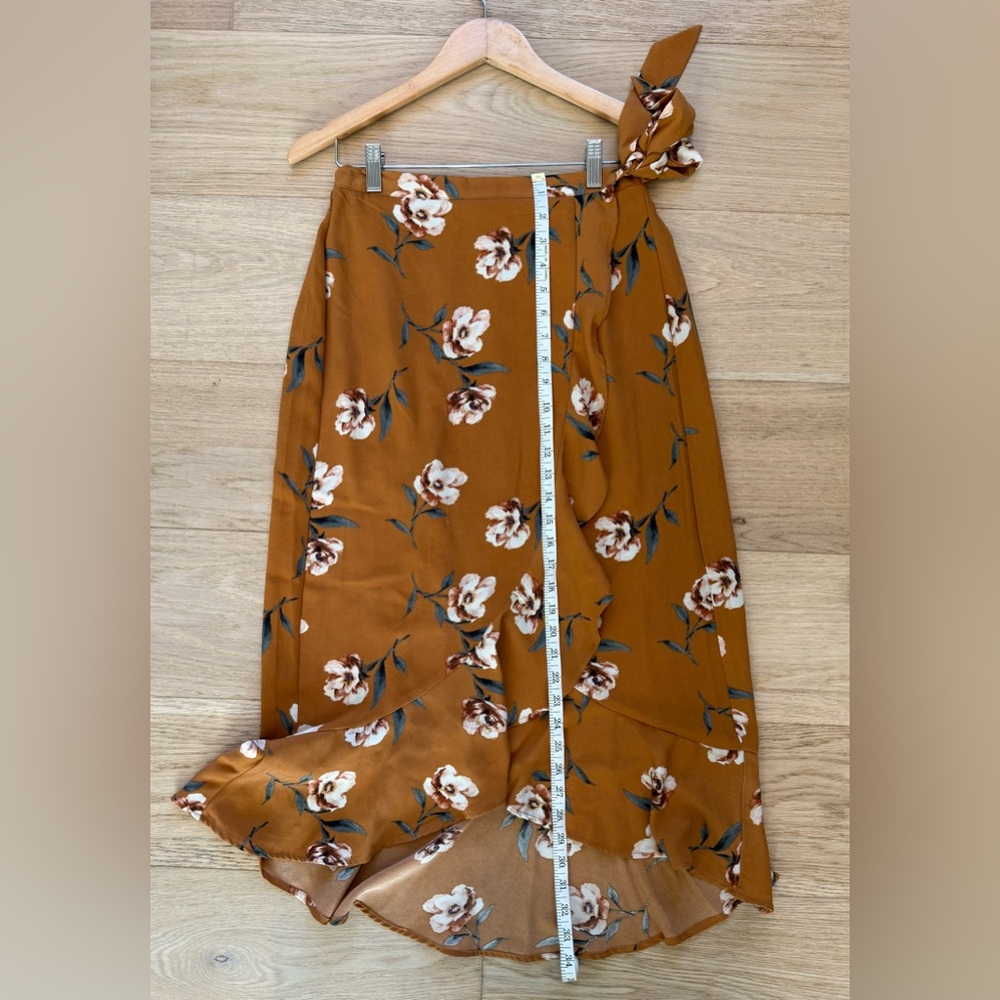 Floral Ruffle Midi Skirt - Size Small - Picture 6 of 7